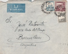 17289# PALESTINE LETTRE Obl HAIFA 1947 ISRAEL Pour BUENOS AIRES ARGENTINE - Palestine