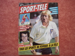 Sport Télé N°1 Février 1980 Rugby Jean-Pierre Rives - Tournoi 5 Nations - Irvine Aguirre Platini Pelen Serrat - Rugby