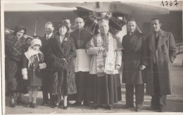 Militaria -  Religieux Bénédiction Avion Farman Lorraine - Marraine Famille Pilote - Photo André Le Bourget - 1919-1938: Between Wars