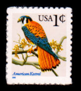 USA, Scott #3031A, American Kestrel, 1c, Blue Lettering And Year, 2000, MNH, VF - Neufs