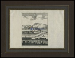 LIEBENAU/DIEMEL, Gesamtansicht, Kupferstich Von Merian Um 1645 - Lithographies