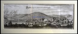 LANGESEN, Gesamtansicht, Kupferstich Von Merian Um 1645 - Lithographies