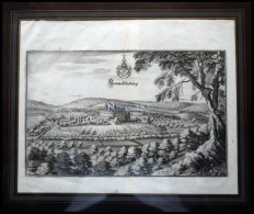 EMMERTHAL: Hämelschenburg, Kupferstich Von Merian Um 1645 - Lithographien