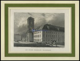 BERLIN: Das Große Friedrichs Waisenhaus, Stahlstich Von Klose/Findenum 1833 - Lithographies