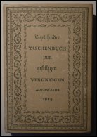 KLASSISCHE LITERATUR Buxtehuder Taschenbuch Zum Geselligen Vergnügen - Auf Das Jahr 1948, Verlag Hermann Hüben - Sonstige & Ohne Zuordnung