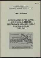 PHIL. LITERATUR Die Funknachrichtenkarten Der Eingeschlossenen Besatzungen Der Ägäis-Inseln Und Von Breslau 19 - Philately And Postal History