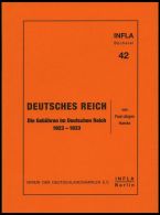 PHIL. LITERATUR Die Gebühren Im Deutschen Reich 1923-1933, Heft 42, 1998, Infla-Berlin, 48 Seiten - Philatelie Und Postgeschichte