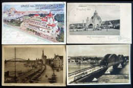 DEUTSCHLAND ETC. DÜSSELDORF, 4 Verschiedene Ansichtskarten - Covers & Documents