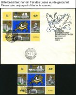 EUROPA UNION Brief,o , 1972-83, überkomplette Sammlung KSZE (meist Ohne Ungezähnte Ausgaben) Mit FDC`s, Einzel - Collections