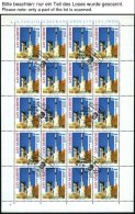 EUROPA UNION KB O, 1991, Weltraumfahrt, 12 Verschiedene Kleinbogensätze, U.a. Mit Irland Und San Marino, Pracht, Mi - Sammlungen