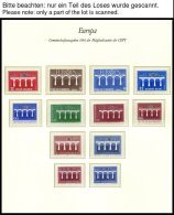 EUROPA UNION **, 1984, Brücke, Kompletter Jahrgang Mit Markenheftchen Griechenland Und Schweden, Pracht, Mi. 206.40 - Collections