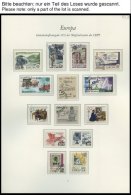 EUROPA UNION O, 1979/80, Post- Und Fernmeldewesen Und Persönlichkeiten, 2 Komplette Jahrgänge, Pracht, Mi. 122 - Collections