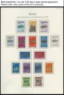 EUROPA UNION **, 1972, Sterne, Kompletter Jahrgang, Pracht, Mi. 198.- - Collections