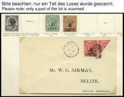 SLG. ÜBERSEE *,o,Brief , 1866-89, Alter Kleiner Sammlungsteil Mittelamerika Von 88 Werten Und 2 Belegen (u.a. Halbi - America (Other)