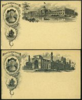 GANZSACHEN 1893, WORLD`S COLUMBIAN EXPOSITION, 2 Verschiedene Ungebrauchte 1 C. Postal Cards Der Serie Jos. Koehler, Pra - Gebraucht