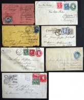 SAMMUNGEN, LOTS 1884-1922, Interessante Partie Von über 20 Belegen, Fast Nur Nach Deutschland, Unterschiedliche Erh - Collections