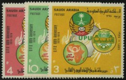 SAUDI-ARABIEN 554-56 **, 1974, Weltpostverein, Prachtsatz, Mi. 190.- - Saudi Arabia