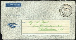 NIEDERLÄNDISCH-INDIEN 1949, K2 VELDPOST BANDOENG/1949 Auf Luft-Feldpost-Vordruckbrief Mit Aufdruck IN ACTIEVE DIENS - Indes Néerlandaises