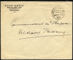 NIEDERLÄNDISCH-INDIEN 1948, Militär-Dienstpost Des Roten Kreuzes Bandung Mit Feldpoststempel Nach Pading, Fein - Netherlands Indies