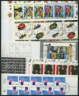 ISRAEL - SAMMLUNGEN, LOTS MH O, 1989-94, 5 Verschiedene Markenheftchen, Pracht, Mi. 134.- - Lots & Serien