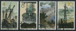 CHINA - VOLKSREPUBLIK 834-37 O, 1964, Wasserkraftwerk Xinanjiang, Prachtsatz, Mi. 60.- - Other & Unclassified