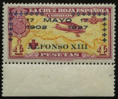 SPANIEN 374 **, 1927, 4 Pta. Krönung Alfons XIII, Pracht, Mi. 260.- - Sonstige & Ohne Zuordnung