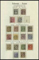 LOTS O, 1882-1906, 32 Sauber Gestempelte Werte Ziffermuster, Fast Nur Pracht- Und Kabinettwerte, Mi. Ca. 440.- - Sammlungen