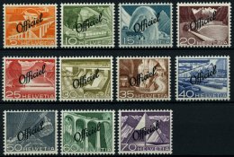 DIENSTMARKEN D 64-74 **, 1950, Officiel, Prachtsatz, Mi. 85.- - Officials