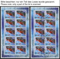 SCHWEIZ BUNDESPOST A.1784-1949KB **,o , 2002-05, 8 Verschiedene Kleinbogen Je Postfrisch Und Gestempelt, Pracht, Mi. 360 - Other & Unclassified