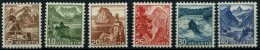 SCHWEIZ BUNDESPOST 500-05 **, 1948, Landschaften, Prachtsatz, Mi. 55.- - Used Stamps