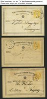 GANZSACHEN 1869-ca. 1920, Sammlung Von 62 Gebrauchten Ganzsachen (fast Nur Postkarten), Dabei Einige Bessere Abstempelun - Sonstige & Ohne Zuordnung