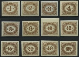 PORTOMARKEN P 10-21 **, 1899, Ziffer, Postfrisch, Prachtsatz, Mi. 250.- - Postage Due