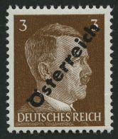 STERREICH IVa **, 1945, Nicht Ausgegeben: 3 Pf. Dunkelgelbbraun, Pracht, Befund Sturzeis, Mi. 100.- - Other & Unclassified