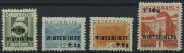 STERREICH 563-66 **, 1933, Winterhilfe, Prachtsatz, Mi. 95.- - Other & Unclassified