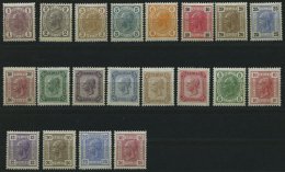 STERREICH 119-38 **,* , 1905-07, Franz Joseph, Ohne Lackstreifen, 2 Sätze Meist Postfrisch Pracht - Other & Unclassified