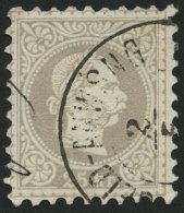 STERREICH 40IIa O, 1881, 25 Kr. Lilagrau, Feiner Druck, Pracht, Fotoattest Puschmann, Mi. 180.- - Other & Unclassified