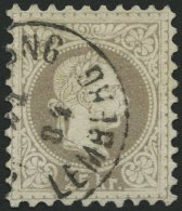 STERREICH 40IIa O, 1881, 25 Kr. Lilagrau, Feiner Druck, K1 .... LEMBERG, Pracht, Mi. 200.- - Used Stamps