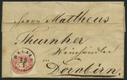 STERREICH 32 BRIEF, 1863, 5 Kr. Rosa Auf Brief Mit K1 DALAAS Nach Dornbirn, Pracht - Sonstige & Ohne Zuordnung