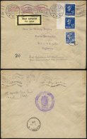 NORWEGEN U.a. 119 BRIEF, 28.2.-7.3.27, 1. Nordsee Experimentalflug Mit Dornier-Wal N 25, HORTEN CUXHAFEN AMSTERDAM HARWI - Used Stamps