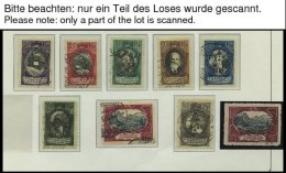 SAMMLUNGEN, LOTS O, Gestempelte Sammlung Liechtenstein Von 1912-59 Mit Mittleren Werten Im KA-BE Falzlosalbum, Incl. Por - Collections