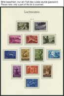 SAMMLUNGEN, LOTS **, 1960-81, Sammlungsteil Bis Auf Mi.Nr. 398 Und 399-40 Komplett, Auf Leuchtturm Falzlosseiten, Pracht - Collections