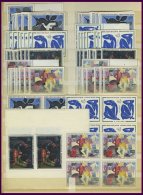 LOTS **, 1961-63, 1. - 4. Gemälde-Ausgabe, Je 20x, Z.T. In Viererblocks, Pracht - Sammlungen