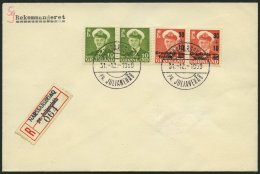 GRÖNLAND - DÄNISCHE POST 30,43 Paar BRIEF, 1959, 10 Und 30 + 10 Auf 25 Ø Auf Einschreibbrief (Anschrift - Other & Unclassified