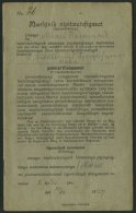 GRÖNLAND - PAKKE-PORTO 9A BRIEF, 1927, Vollständiges Postsparbuch Mit 12x 20 Ø, Alle Mit Violettem L2 N - Paketmarken