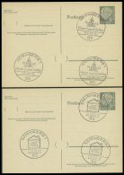 GANZSACHEN P 36 BRIEF, 1961, 8 Pf. Heuss Mit Postfachnummer Statt Postschließfachnummer, 5 Leer Gestempelte Karten - Sammlungen