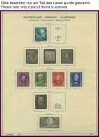 SAMMLUNGEN O, BRIEF, Gestempelte Sammlung Bund Von 1949-87 Im Schaubek-Album, Dabei Diverse Briefe, Anfangs Lückenh - Used Stamps
