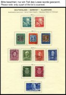 SAMMLUNGEN O, 1949-74, Gestempelte, In Den Hauptnummern Komplette Sammlung Bundesrepublik Im Schaubekalbum, Erhaltung Fe - Used Stamps