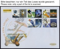 JAHRGÄNGE 2434-2504 BRIEF, 2005, Kompletter Jahrgang Auf FDC`s Im Deutschland Exklusiv-Ringbinder Mit Schuber - Sonstige & Ohne Zuordnung