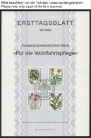 ERSTTAGSBLÄTTER 1082-1196 BrfStk, 1981-83, 3 Komplette Jahrgänge, ETB 1/81 - 25/83, Pracht - Other & Unclassified