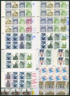 ZUSAMMENDRUCKE A. MH 22-39 **, 1980-99, 13 Verschiedene Markenheftchen, Pracht, Mi. 115.- - Used Stamps